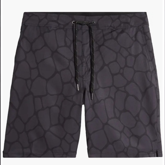 Fair Harbor The Ozone Black Pebbles Swim Trunks Size XXL - Picture 3 of 3